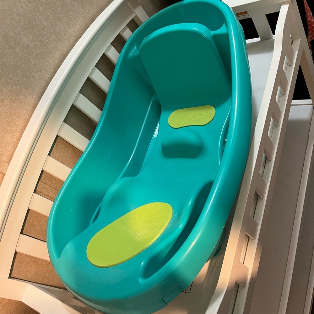 Baby bathtub green/blue